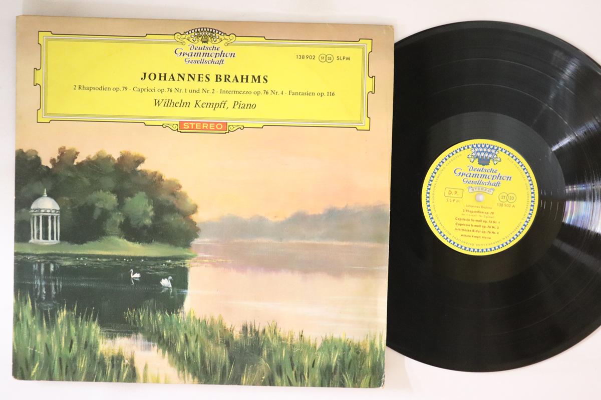 LP Record WILHELM KEMPFF Brahms 2 Rhapsodien Op.79 Capricci SLPM138902 DEUTSCHE GRAMM 1964 Germany Classical Used
LP Record WILHELM KEMPFF Brahms 2 Rhapsodien Op.79 Capricci SLPM138902 DEUTSCHE GRAMM 1964 Germany Classical Used