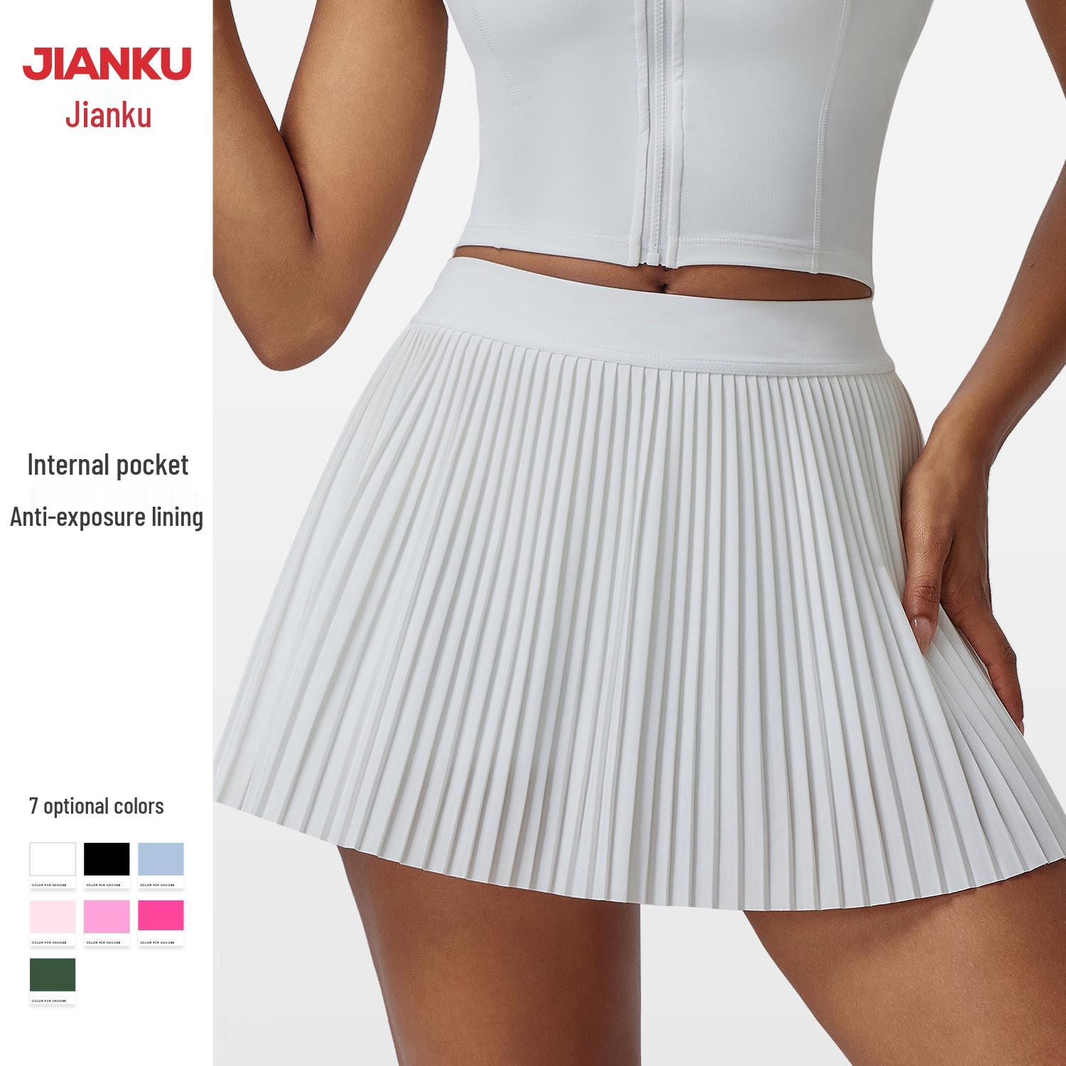 Women s Quick-dry Pleated Tennis Skort: Cross-border Design with Built-in Shorts - Anti-exposure for Fitness, Sports, and Golf XL
Women s Quick-dry Pleated Tennis Skort: Cross-border Design with Built-in Shorts - Anti-exposure for Fitness, Sports, and Golf XL