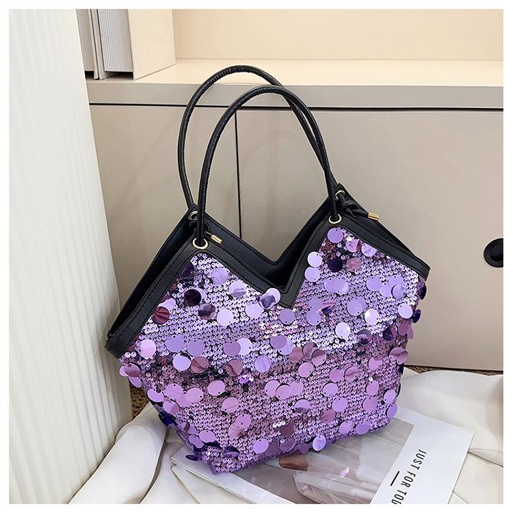 Fashi Shoulder Bag Women Large Capacity Glitter Handle Bag Trendy Crossbody Comfortable and Versatile Texture Commuting Bag фіолетовий
Fashi Shoulder Bag Women Large Capacity Glitter Handle Bag Trendy Crossbody Comfortable and Versatile Texture Commuting Bag фіолетовий