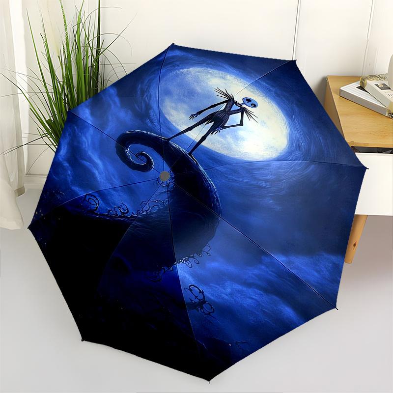 Jack Skellington,Nightmare Before Christmas Automatic Opening and Closing Umbrella - 8-rib Folding Design, Lightweight and Portable, Suitabl
Jack Skellington,Nightmare Before Christmas Automatic Opening and Closing Umbrella - 8-rib Folding Design, Lightweight and Portable, Suitabl
