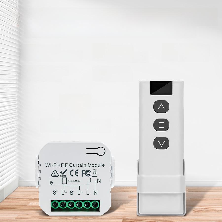 Graffiti WiFi Smart Curtain Switch: App-Controlled, Voice-Activated, Timer-Enabled Tubular Motor Controller.
Graffiti WiFi Smart Curtain Switch: App-Controlled, Voice-Activated, Timer-Enabled Tubular Motor Controller.