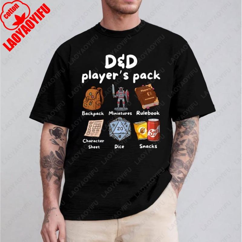 DD Players Pack TShirt D20 Dice Tabletop RPG Shirt Humor Style Gamer Cotton Printing Tees Fashion Funny Unisex Casual Wear S
DD Players Pack TShirt D20 Dice Tabletop RPG Shirt Humor Style Gamer Cotton Printing Tees Fashion Funny Unisex Casual Wear S