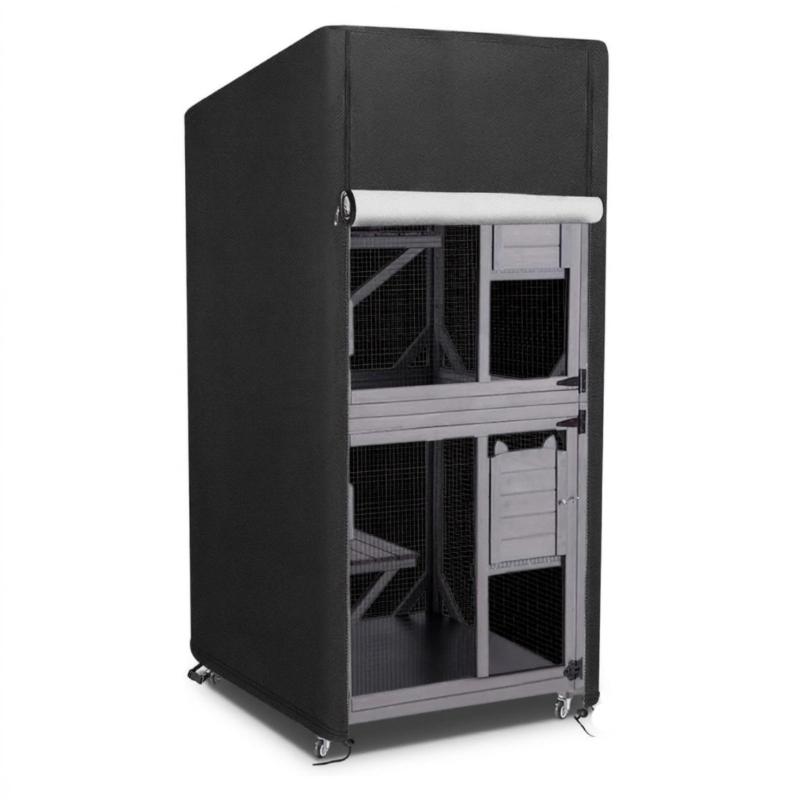 Breathable Cats Cage Cover Oxfords Cloth Meshes Vents for Enhancing Airflows and Comfortable in Various Environment 1
Breathable Cats Cage Cover Oxfords Cloth Meshes Vents for Enhancing Airflows and Comfortable in Various Environment 1