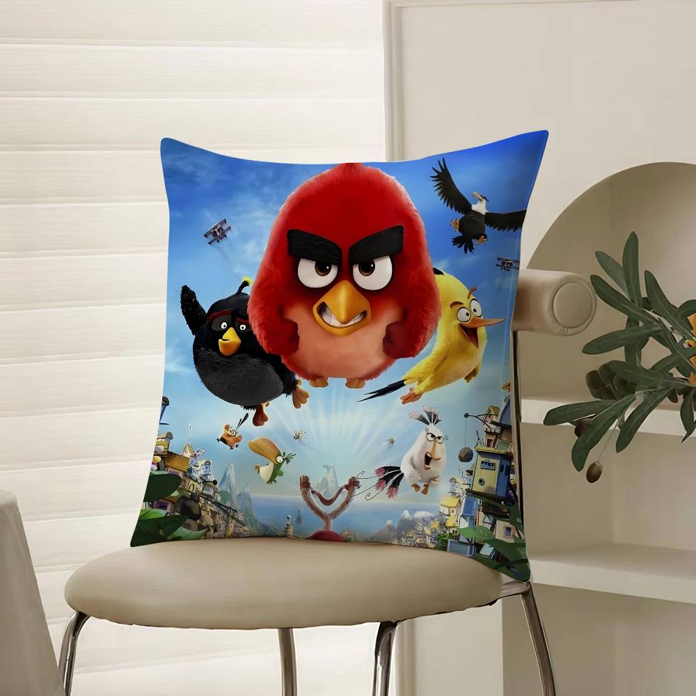 Popular Cartoon Crazy-A-Angry Birds-Game Pillow Case Comfort Sofa Bed Silky elegant Invisible zipper Decorative cushion cover 16x16Inch
Popular Cartoon Crazy-A-Angry Birds-Game Pillow Case Comfort Sofa Bed Silky elegant Invisible zipper Decorative cushion cover 16x16Inch