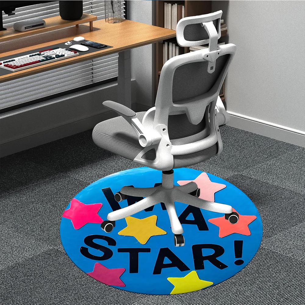 1PC Star Badge Chair Carpet for Office Non-Slip, Lightweight, Machine Washable Rug for Office, Sleeping, Room - Holiday Decoryy251009111 80cm by 80cm
1PC Star Badge Chair Carpet for Office Non-Slip, Lightweight, Machine Washable Rug for Office, Sleeping, Room - Holiday Decoryy251009111 80cm by 80cm