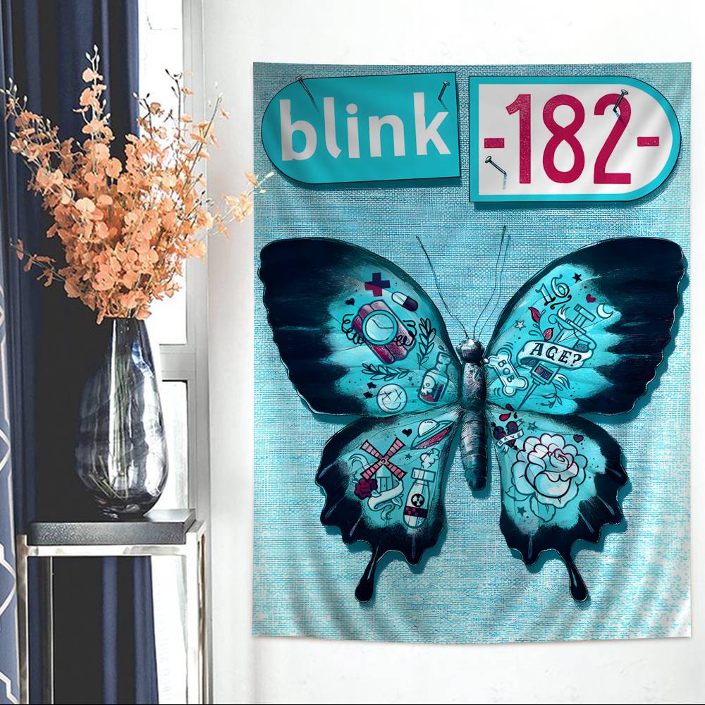 BBlink 182 Rock Band Colorful Tapestry Wall Hanging Bohemian Wall Tapestries Mandala Wall Art Decor 74x94cm(29x37in)
BBlink 182 Rock Band Colorful Tapestry Wall Hanging Bohemian Wall Tapestries Mandala Wall Art Decor 74x94cm(29x37in)
