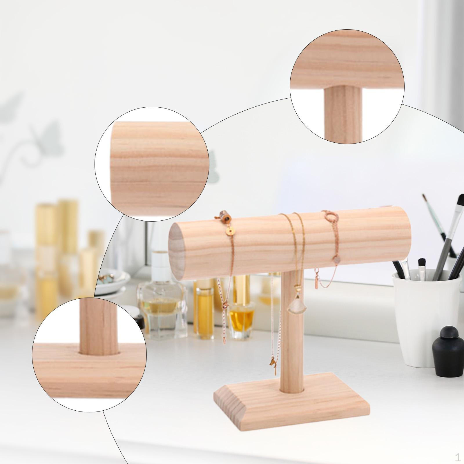 Bracelet Holder Display Multifunctional Wood Jewelry Stand Organizer for Bangles S
Bracelet Holder Display Multifunctional Wood Jewelry Stand Organizer for Bangles S