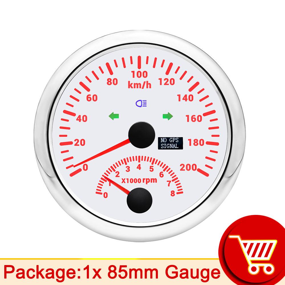 AD 85MM 2-в-1 Багатофункціональний цифровий GPS-спідометр з тахометром RPM KMH. Використовуйте з адаптером для бензинових автомобілів з 1-8 циліндрами білий
AD 85MM 2-в-1 Багатофункціональний цифровий GPS-спідометр з тахометром RPM KMH. Використовуйте з адаптером для бензинових автомобілів з 1-8 циліндрами білий