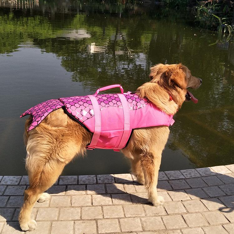 Shark Mermaid Dog Life Jacket Swimsuit - Summer Pet Swimwear XS розовый
Shark Mermaid Dog Life Jacket Swimsuit - Summer Pet Swimwear XS розовый