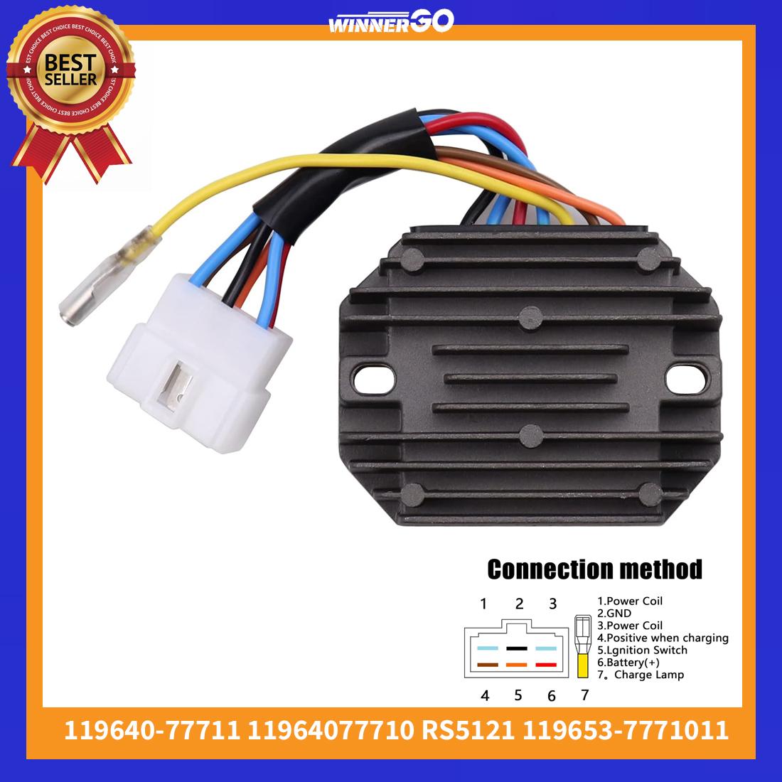 Tractor Harvester Rectifiers Motorcycle Voltage Regulator For Yanmar 119653-7771011 119640-77711 RS5121 YM186 YM220 YM1601 MOWER
Tractor Harvester Rectifiers Motorcycle Voltage Regulator For Yanmar 119653-7771011 119640-77711 RS5121 YM186 YM220 YM1601 MOWER