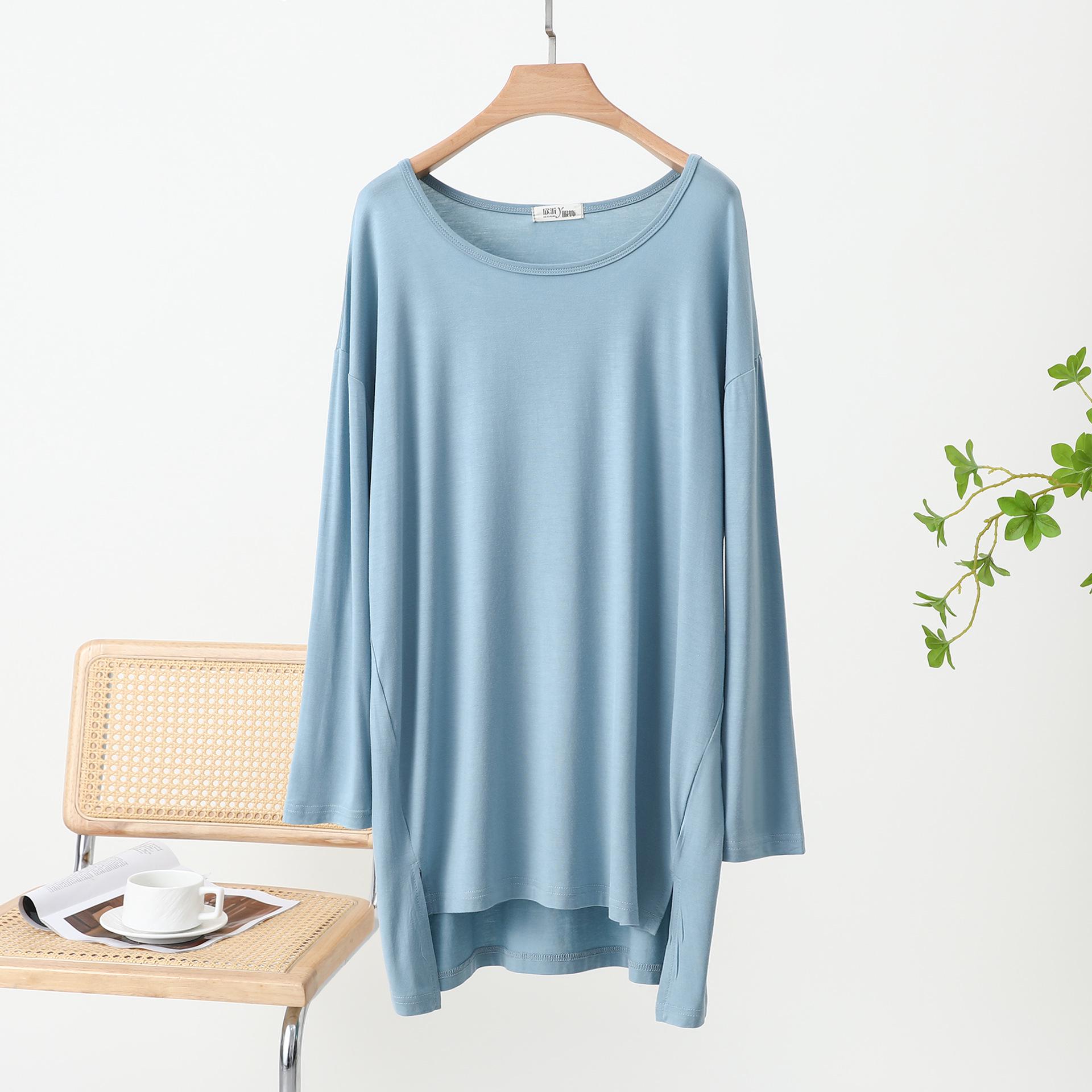 Plus Size Loose Long Sleeve Solid Color Round Neck Spring/Summer Dress One Size
Plus Size Loose Long Sleeve Solid Color Round Neck Spring/Summer Dress One Size