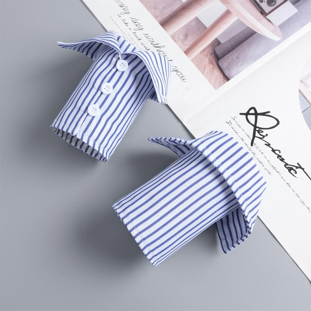 Detachable Fake Hand Sleeves Comfortable False Wrist Cuffs Stripe Shirt Fake Collar Photo Props Blue&White Fake Sleeves
Detachable Fake Hand Sleeves Comfortable False Wrist Cuffs Stripe Shirt Fake Collar Photo Props Blue&White Fake Sleeves