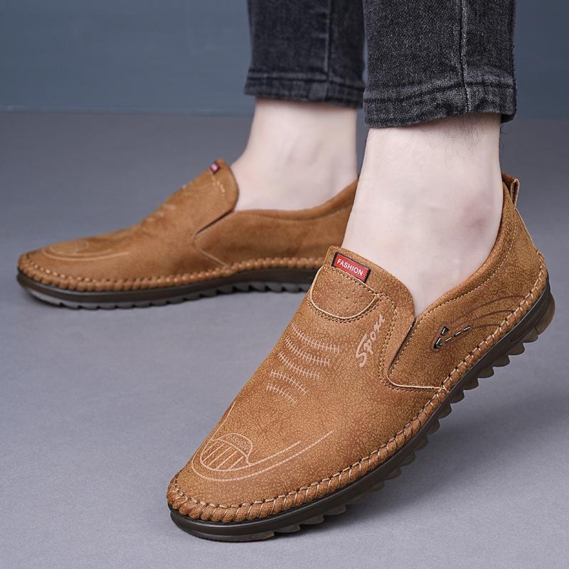 Мужские мокасины ручной работы из коровьей кожи — дышащие, повседневные и универсальные для весны 44 светло-коричневого
Мужские мокасины ручной работы из коровьей кожи — дышащие, повседневные и универсальные для весны 44 светло-коричневого