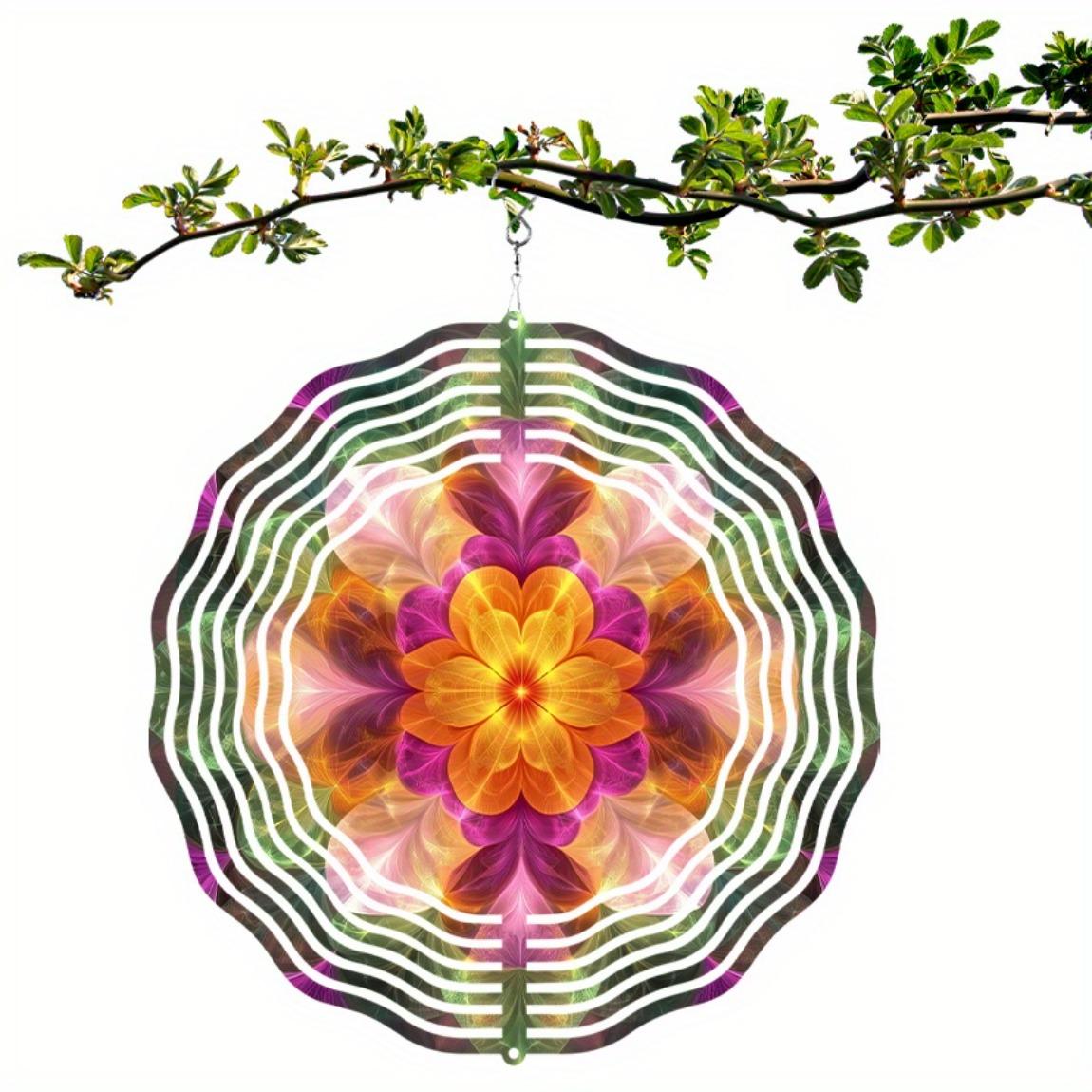 360 Degree Rotating Hook 10 Inch Hanging Wind Spinner for Balcony Garden Decor Dynamic Art Design Spring Summer Gift for Friends Family 01A
360 Degree Rotating Hook 10 Inch Hanging Wind Spinner for Balcony Garden Decor Dynamic Art Design Spring Summer Gift for Friends Family 01A
