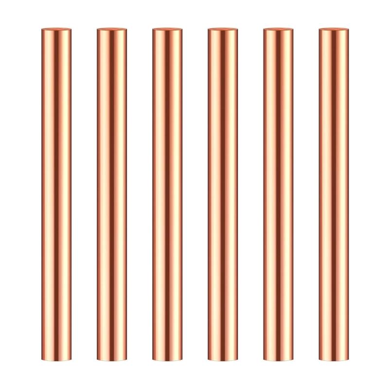 6Pcs Diameter 10mm Copper Round Rod Solid Copper Rod Bare Copper Metal Rod for Craft Hobbies 100mm Length 1
6Pcs Diameter 10mm Copper Round Rod Solid Copper Rod Bare Copper Metal Rod for Craft Hobbies 100mm Length 1