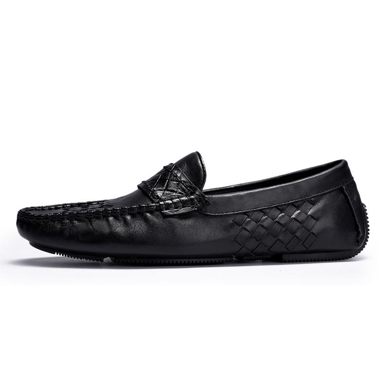 Боуэй Мужская обувь Doudou Lazy One Pedal Повседневная кожаная плетеная обувь Британская мода для вождения Мужская обувь 45 чёрный
Боуэй Мужская обувь Doudou Lazy One Pedal Повседневная кожаная плетеная обувь Британская мода для вождения Мужская обувь 45 чёрный