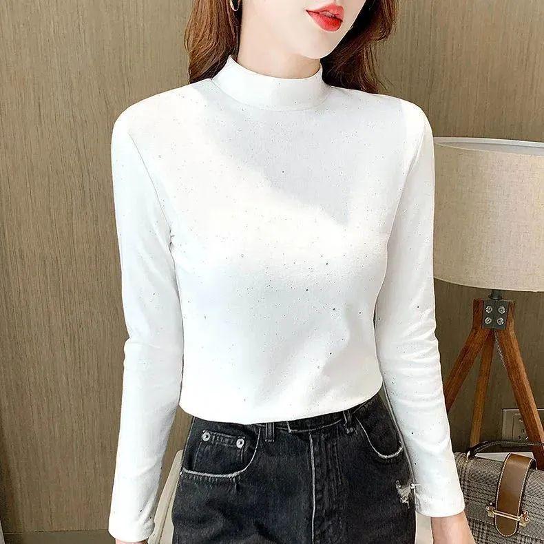 Autumn/Winter Slimming Half-High Collar Fleece Lined Long-Sleeve Women s Base Layer Top L for 100-115 lbs
Autumn/Winter Slimming Half-High Collar Fleece Lined Long-Sleeve Women s Base Layer Top L for 100-115 lbs