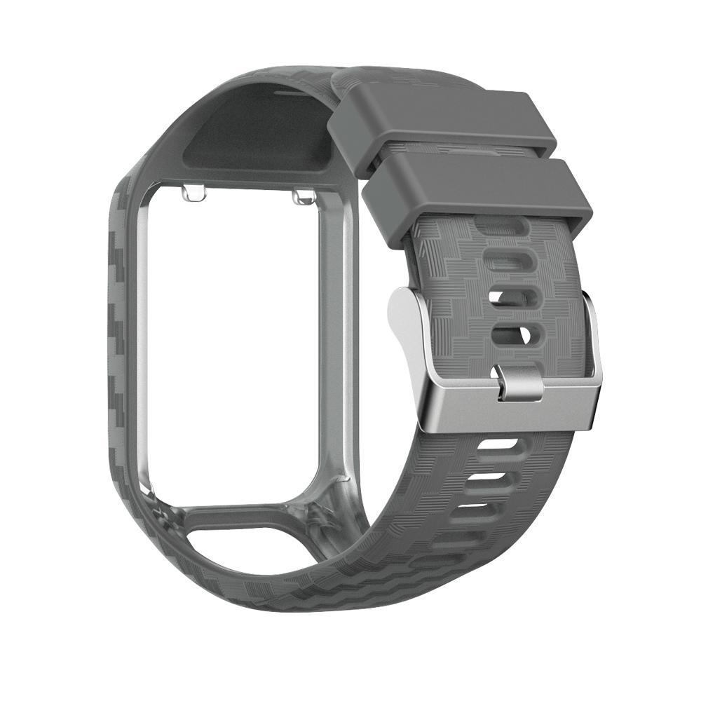 Radium Carving Silicone Watch Bracelet Replacement for TomTom Runner 3/Golfer 2 GPS Watch Dark Grey
Radium Carving Silicone Watch Bracelet Replacement for TomTom Runner 3/Golfer 2 GPS Watch Dark Grey