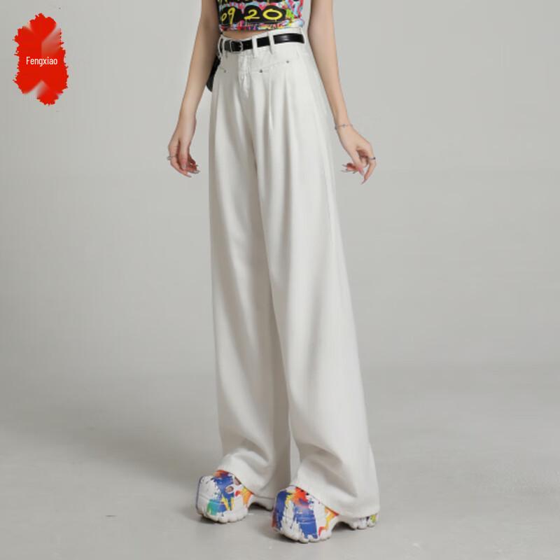 Women s High-Waisted Loose Straight-Leg White Jeans L
Women s High-Waisted Loose Straight-Leg White Jeans L