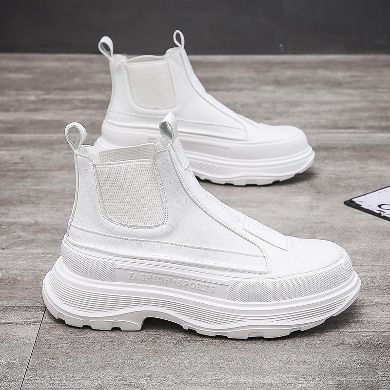 Лучшие мужские модные кожаные ботинки, новые осенние легкие высокие сапоги на толстой подошве, модные повседневные белые туфли с высоким берцем, ботинки челси 38 белый
Лучшие мужские модные кожаные ботинки, новые осенние легкие высокие сапоги на толстой подошве, модные повседневные белые туфли с высоким берцем, ботинки челси 38 белый