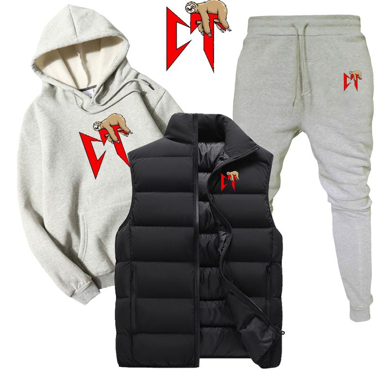 Men Women Hoodie Sweatshirt Sets Cotton Autumn Winter Long Sleeve Tracksuit Men Vest + Hoodies + Pants 3 Piece 3XL
Men Women Hoodie Sweatshirt Sets Cotton Autumn Winter Long Sleeve Tracksuit Men Vest + Hoodies + Pants 3 Piece 3XL