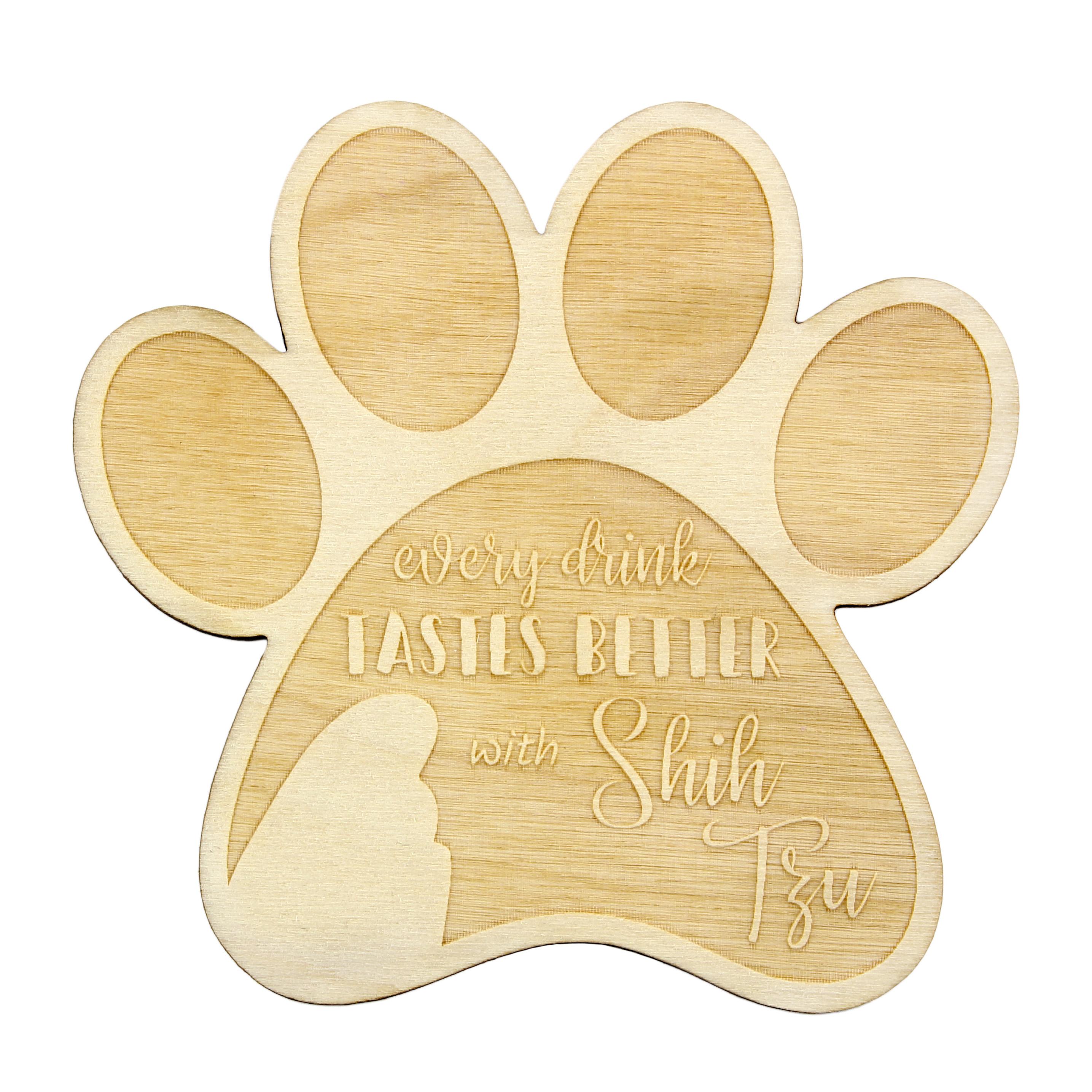 Shih Tzu, Chrysanthemum Dog - Mug coaster, engraved coaster with dog, gift for dog lover by Art-Dog brand
Shih Tzu, Chrysanthemum Dog - Mug coaster, engraved coaster with dog, gift for dog lover by Art-Dog brand