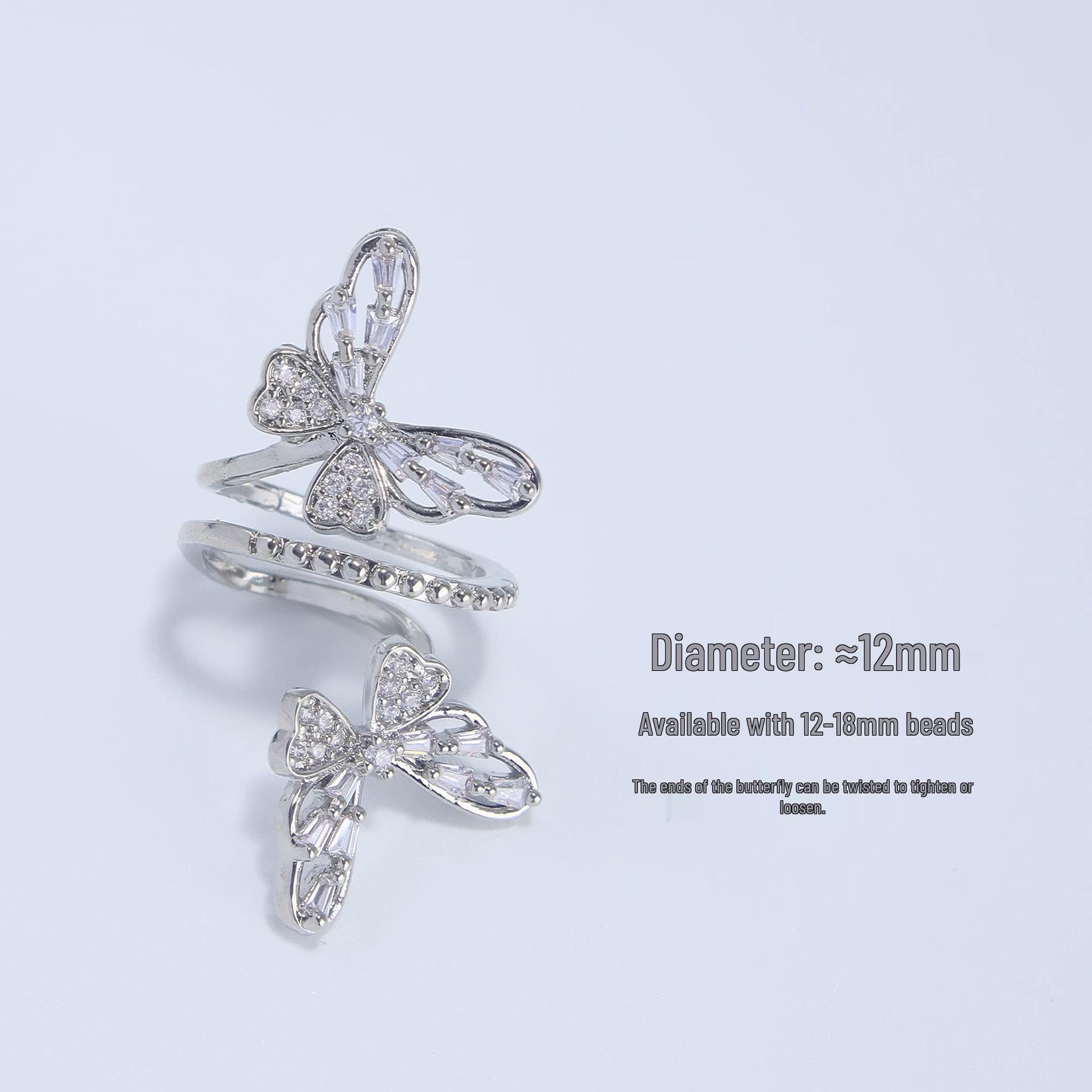 14K Gold Plated Zircon Spacer Beads & Butterfly Ring Crystal DIY Bracelet Accessories
14K Gold Plated Zircon Spacer Beads & Butterfly Ring Crystal DIY Bracelet Accessories