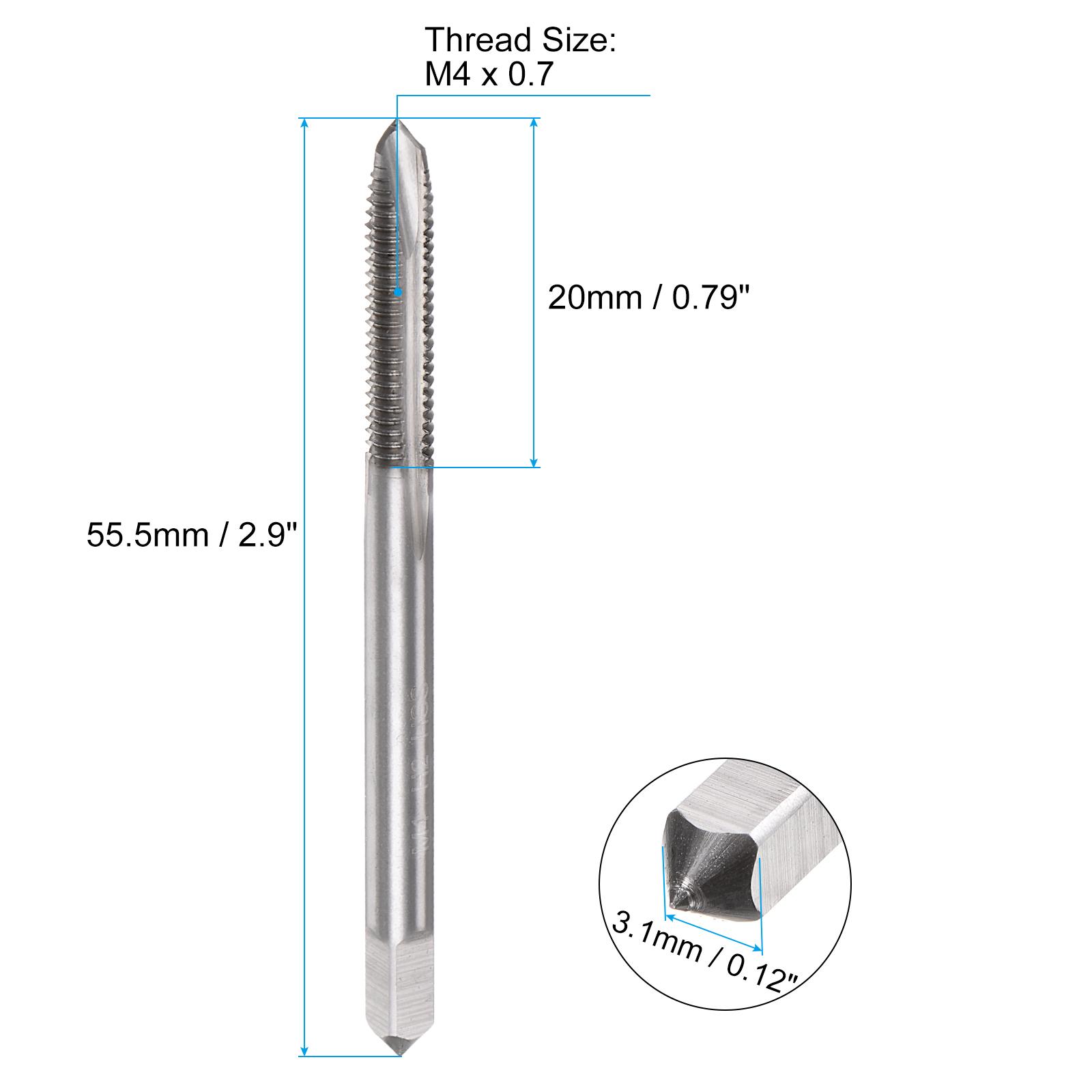 Spiral Point Thread Taps High Speed Steel Metric Thread Tap Machine Screw Tap M3 M4 M5 M6 M8 M12 Tapping Threading Repair Tools
Spiral Point Thread Taps High Speed Steel Metric Thread Tap Machine Screw Tap M3 M4 M5 M6 M8 M12 Tapping Threading Repair Tools