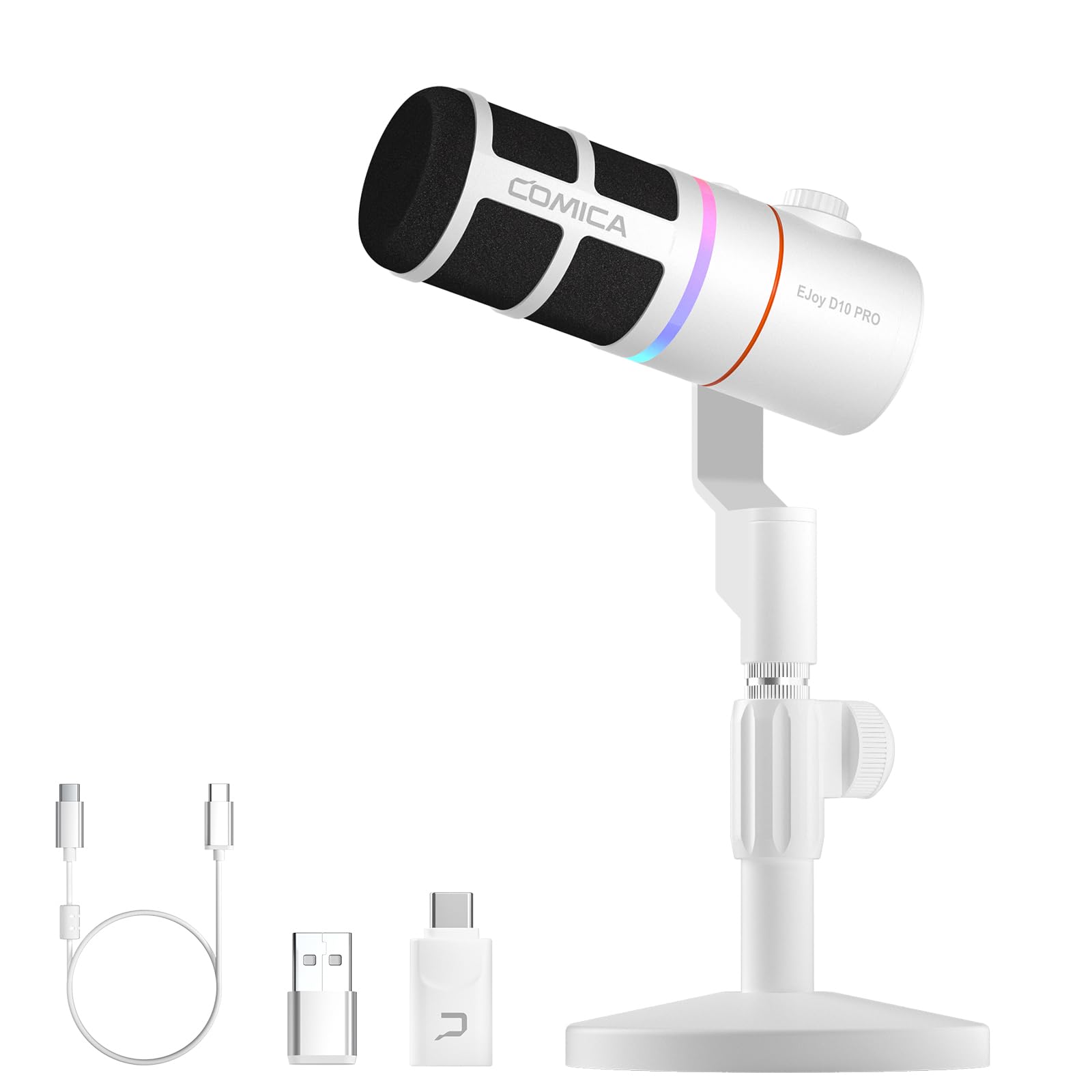 2025 Wireless Dynamic Microphone Digital and Analog Dual Output Gaming Microphone Unidirectional RGB Lighting Noise Reduction Live Streaming Game
2025 Wireless Dynamic Microphone Digital and Analog Dual Output Gaming Microphone Unidirectional RGB Lighting Noise Reduction Live Streaming Game