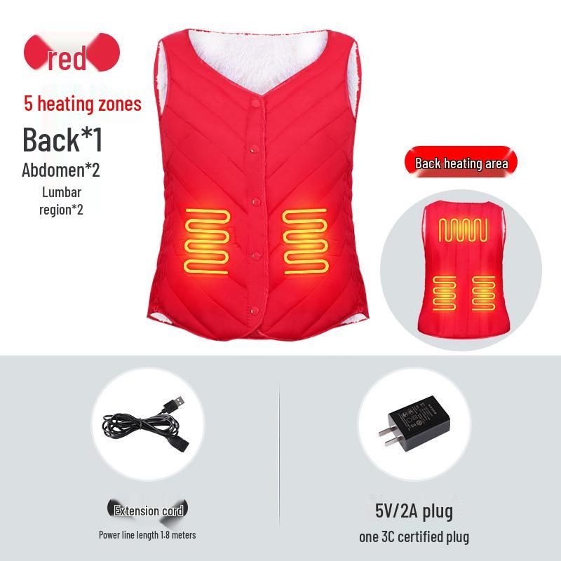 Women s Electric Heated Cotton Vest with USB Charging and Smart Temperature Control S ( 90 jin)
Women s Electric Heated Cotton Vest with USB Charging and Smart Temperature Control S ( 90 jin)