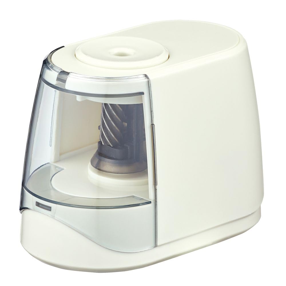 Точилка для карандашей Kutsuwa Dochimo электрическая белая RS041WH белый 
Точилка для карандашей Kutsuwa Dochimo электрическая белая RS041WH белый