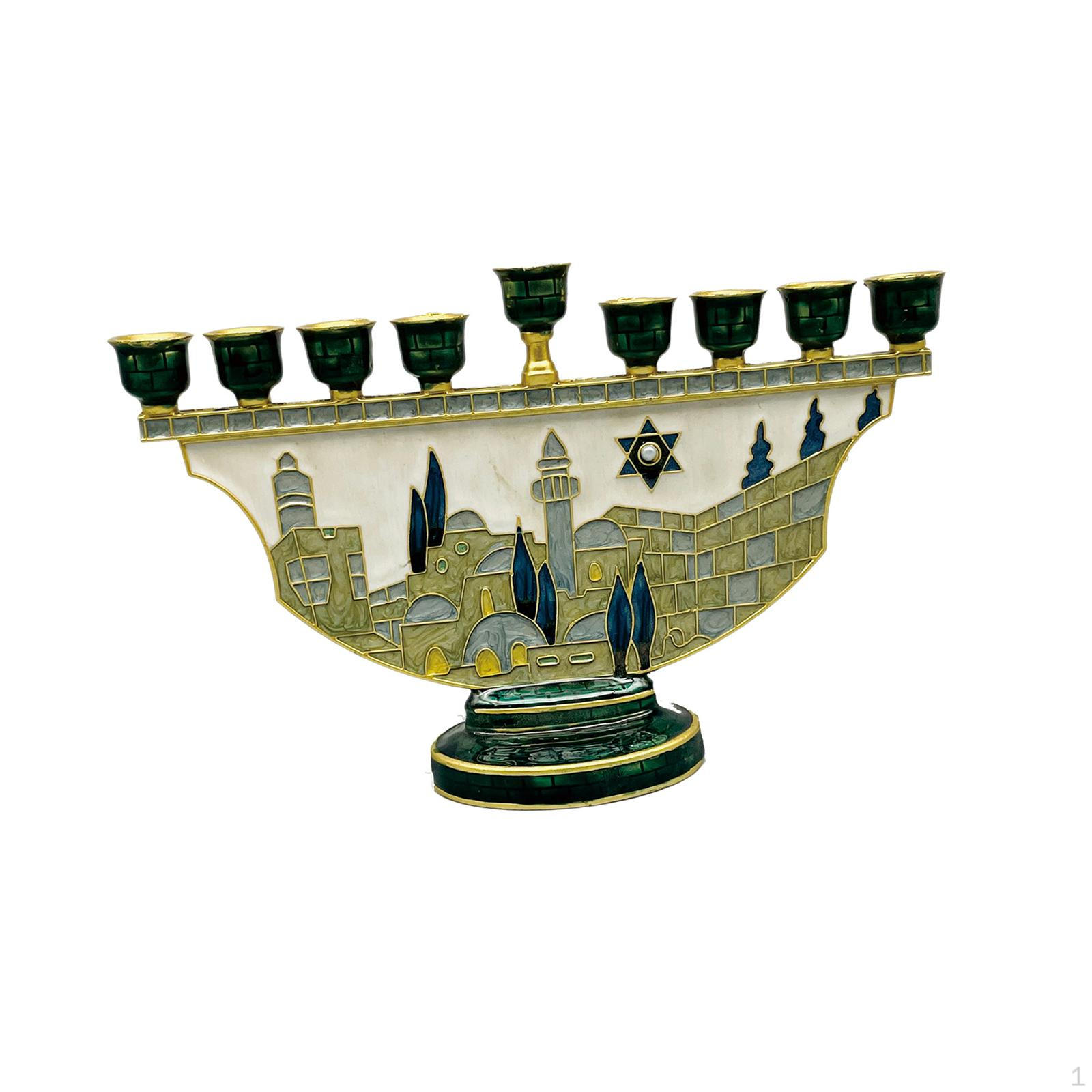 9 Branch Menorah Candleholder Candelabrum Candles Stand Hanukkah Decorative Candlestick for Standard
9 Branch Menorah Candleholder Candelabrum Candles Stand Hanukkah Decorative Candlestick for Standard