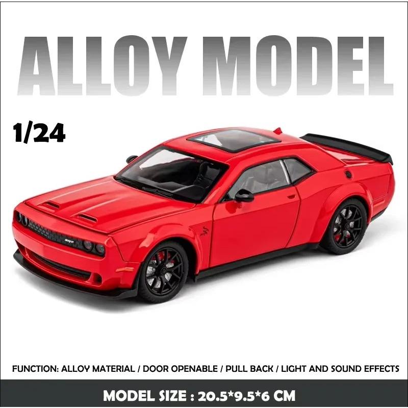 Симуляція 1:24 Dodge Challenger Hellcat Redeye Легкосплавна модель автомобіля Звук і світло Дитяча іграшка Подарунок на день народження Мініатюрний Voiture червоний
Симуляція 1:24 Dodge Challenger Hellcat Redeye Легкосплавна модель автомобіля Звук і світло Дитяча іграшка Подарунок на день народження Мініатюрний Voiture червоний