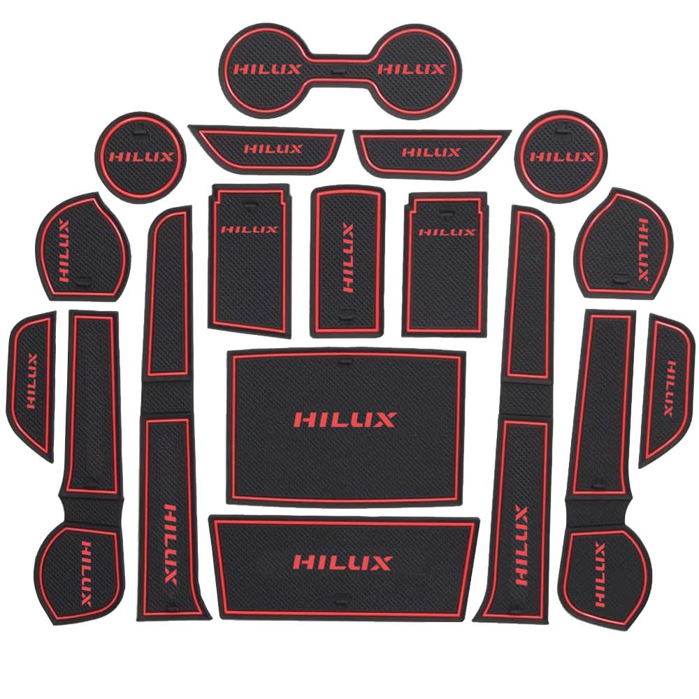LEXLEYS Коврики в слоты дверей для Toyota Hilux GUN125, Специальные резиновые коврики для интерьера, Карманы дверей HILUX, Консоль и Серия, Коврики, Коврики, Набор из 13 штук,
LEXLEYS Коврики в слоты дверей для Toyota Hilux GUN125, Специальные резиновые коврики для интерьера, Карманы дверей HILUX, Консоль и Серия, Коврики, Коврики, Набор из 13 штук,