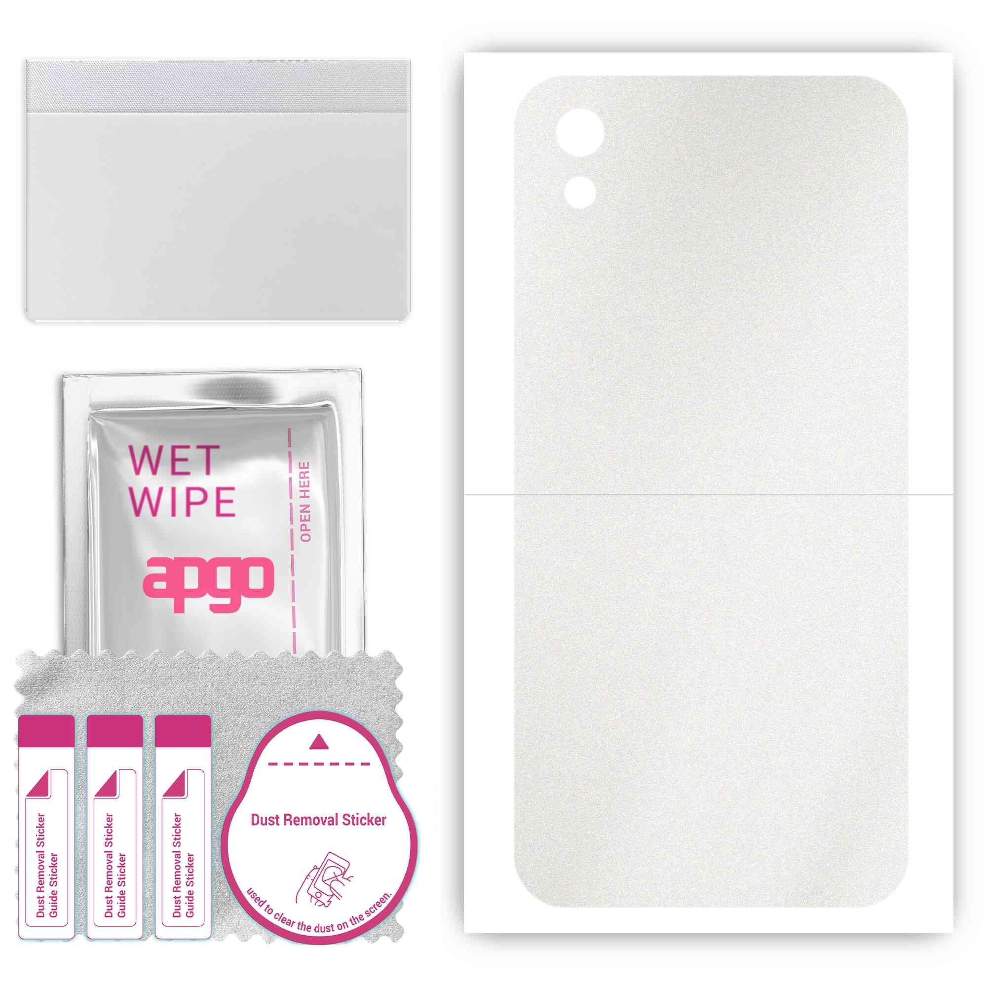 apgo Protective Skin Sticker for the back compatible with Honor 8S Prime, Wrap Film, Foil, Vinyl - Pattern Matte Transparent
apgo Protective Skin Sticker for the back compatible with Honor 8S Prime, Wrap Film, Foil, Vinyl - Pattern Matte Transparent