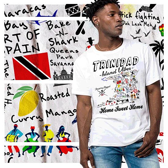 Trinidad t-shirt Trinidad and Tobago flag TNT star Trini Map Carnival Soca tee S
Trinidad t-shirt Trinidad and Tobago flag TNT star Trini Map Carnival Soca tee S