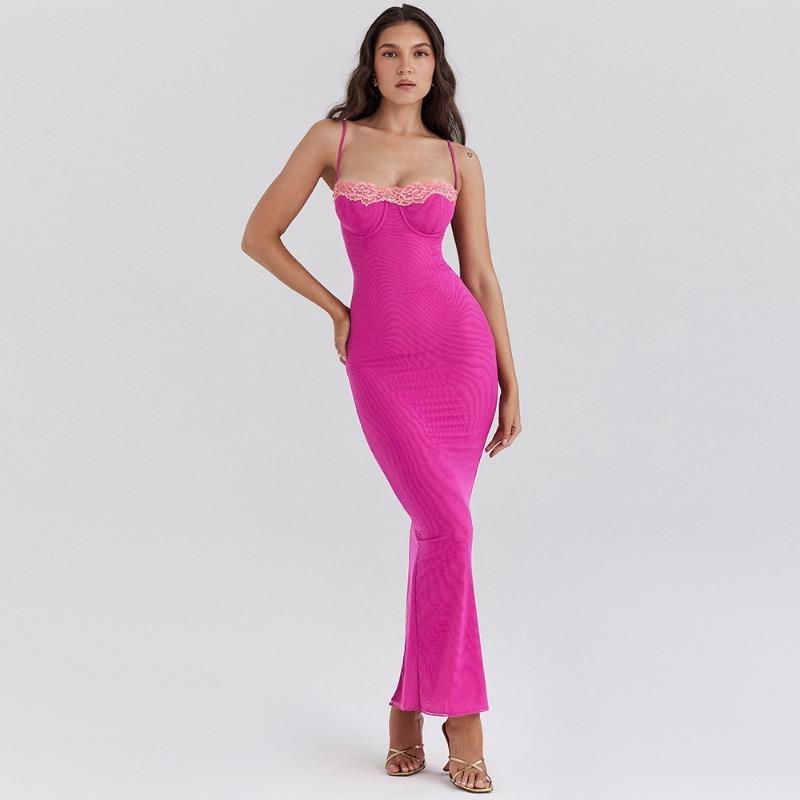 Summer New Mid Length Slim Fit Sexy Dress Women Lace Strapless Party Club Casual Dress Woman Fashion Solid High Waist Elegant Dresses 24471 L рожевий червоний колір
Summer New Mid Length Slim Fit Sexy Dress Women Lace Strapless Party Club Casual Dress Woman Fashion Solid High Waist Elegant Dresses 24471 L рожевий червоний колір