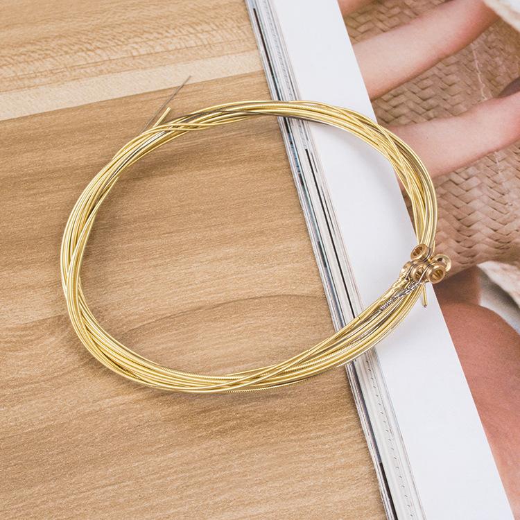 1 SET 6 Pieces Copper Guitar Strings 1-6 for Classical Classic Steel Wire Classic Acoustic Folk Guitar Parts Accessories
1 SET 6 Pieces Copper Guitar Strings 1-6 for Classical Classic Steel Wire Classic Acoustic Folk Guitar Parts Accessories