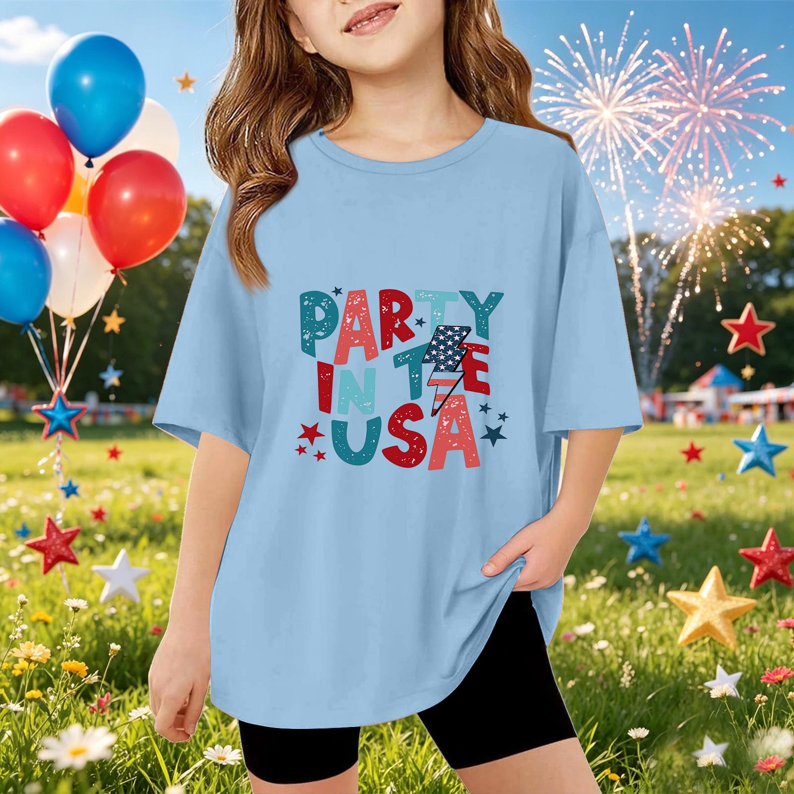 Kids Short Sleeve T Shirt Casual Loose Fit Top Graphic Print Comfortable Lightweight Summer Tee for Children Boys Girls 120
Kids Short Sleeve T Shirt Casual Loose Fit Top Graphic Print Comfortable Lightweight Summer Tee for Children Boys Girls 120
