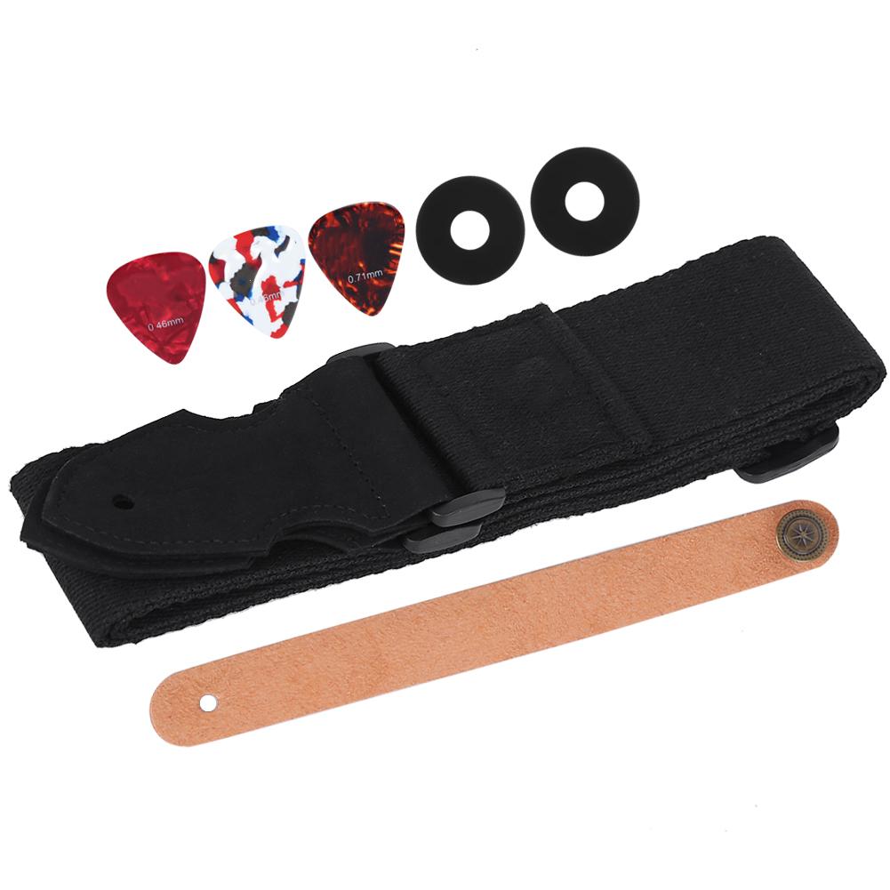 Guitar Strap Pure Cotton with 3Pcs Pickups Musical Instrument Accessories 150x5cm
Guitar Strap Pure Cotton with 3Pcs Pickups Musical Instrument Accessories 150x5cm