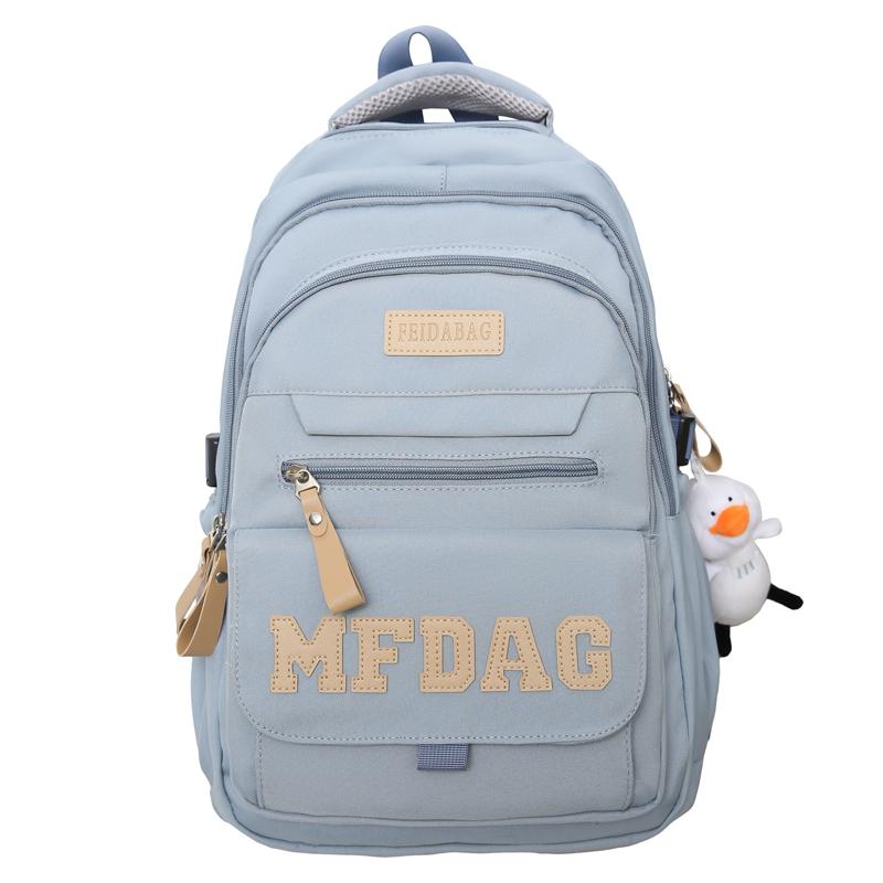 Large Capacity Student Schoolbag Women s Letter Backpack Men Class Backpack синій
Large Capacity Student Schoolbag Women s Letter Backpack Men Class Backpack синій