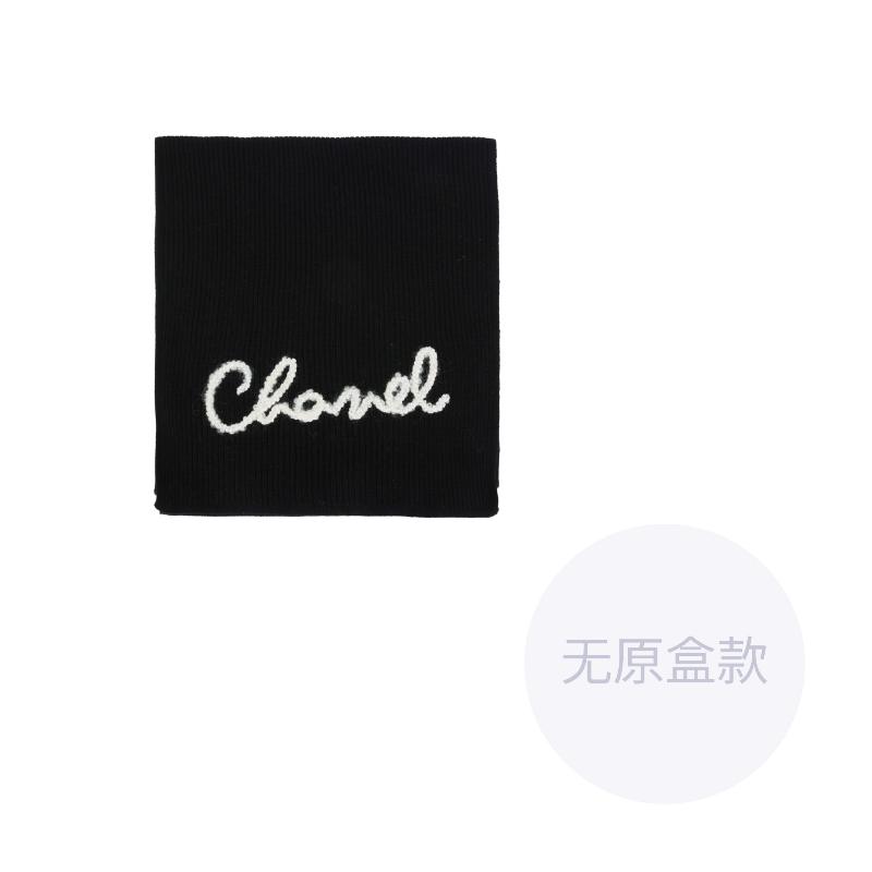 CHANEL logo embroidered cashmere wool scarf, same style for men and women, couple model, black чорний
CHANEL logo embroidered cashmere wool scarf, same style for men and women, couple model, black чорний