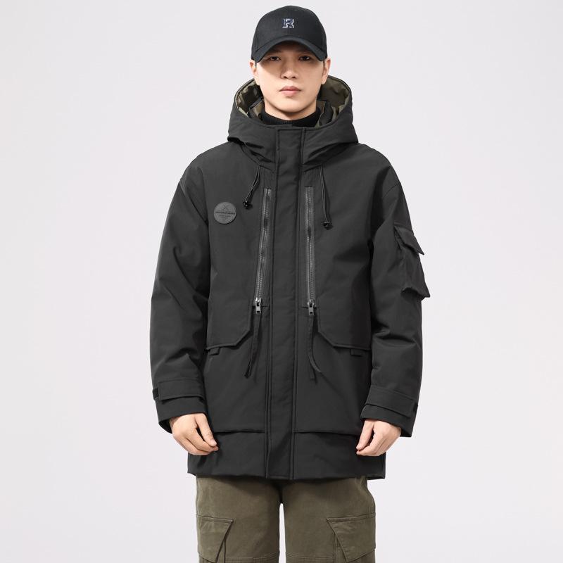 Men s Retro Hooded Down Jacket: Trendy, Warm, Windproof, and Functional for Outdoor Cold Protection. M чорний
Men s Retro Hooded Down Jacket: Trendy, Warm, Windproof, and Functional for Outdoor Cold Protection. M чорний