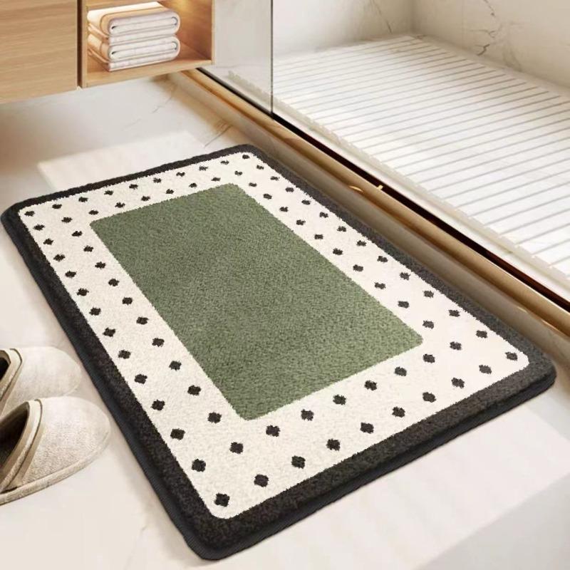 Thick imitation cashmere floor mat, simple water absorbing and anti slip bathroom water absorbing floor mat 40X60cm 15.7X23.6in
Thick imitation cashmere floor mat, simple water absorbing and anti slip bathroom water absorbing floor mat 40X60cm 15.7X23.6in