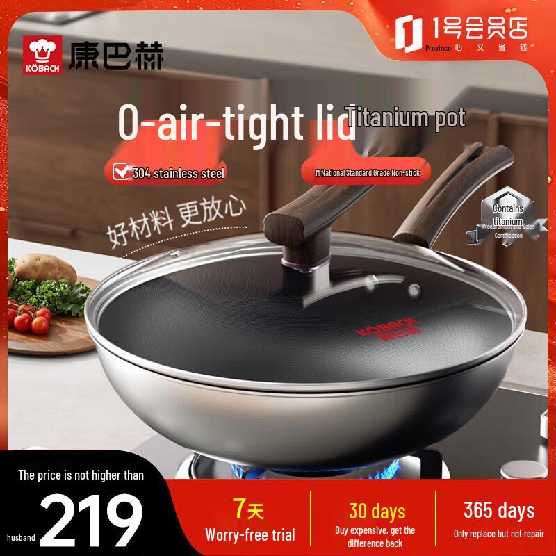 Kangbach Titanium Non-stick Wok
Kangbach Titanium Non-stick Wok