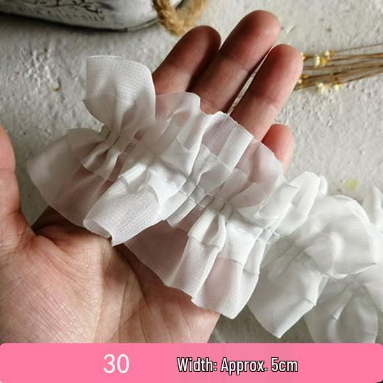 Мереживна обробка ручної роботи: Сітка для дитячого одягу, штор, спідниць, плісирована декоративна тканина
Мереживна обробка ручної роботи: Сітка для дитячого одягу, штор, спідниць, плісирована декоративна тканина