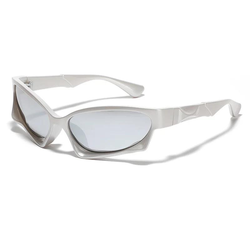 Y2K Brand Designer Luxury Big Frame Irregular Sunglasses Women For Men 2024 Vintage Punk Sun Glasses Outdoor Sport Goggles UV400 As the photo
Y2K Brand Designer Luxury Big Frame Irregular Sunglasses Women For Men 2024 Vintage Punk Sun Glasses Outdoor Sport Goggles UV400 As the photo