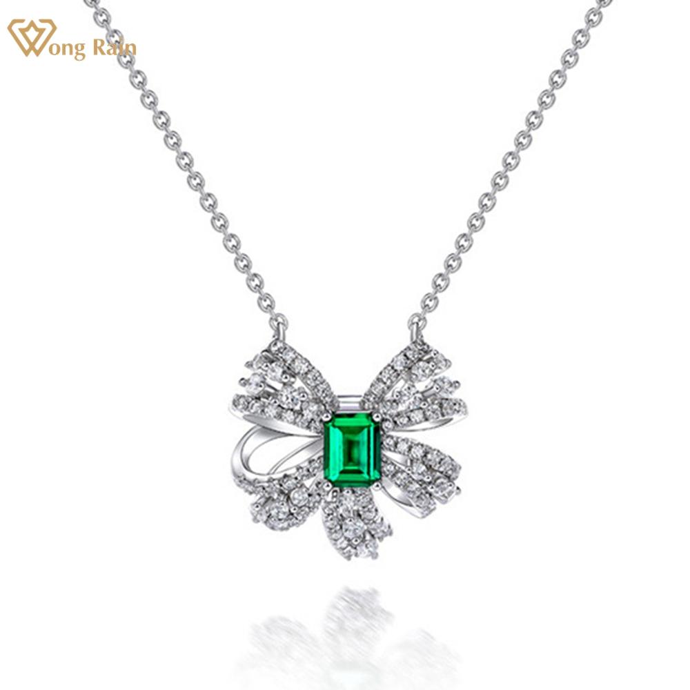 Wong Rain, 100% стерлинговое серебро 925 пробы, изумрудная огранка AAAAA, цирконы, драгоценный камень, кулон с бантом, ожерелье для женщин, изящные ювелирные изделия 45cm зелёный
Wong Rain, 100% стерлинговое серебро 925 пробы, изумрудная огранка AAAAA, цирконы, драгоценный камень, кулон с бантом, ожерелье для женщин, изящные ювелирные изделия 45cm зелёный