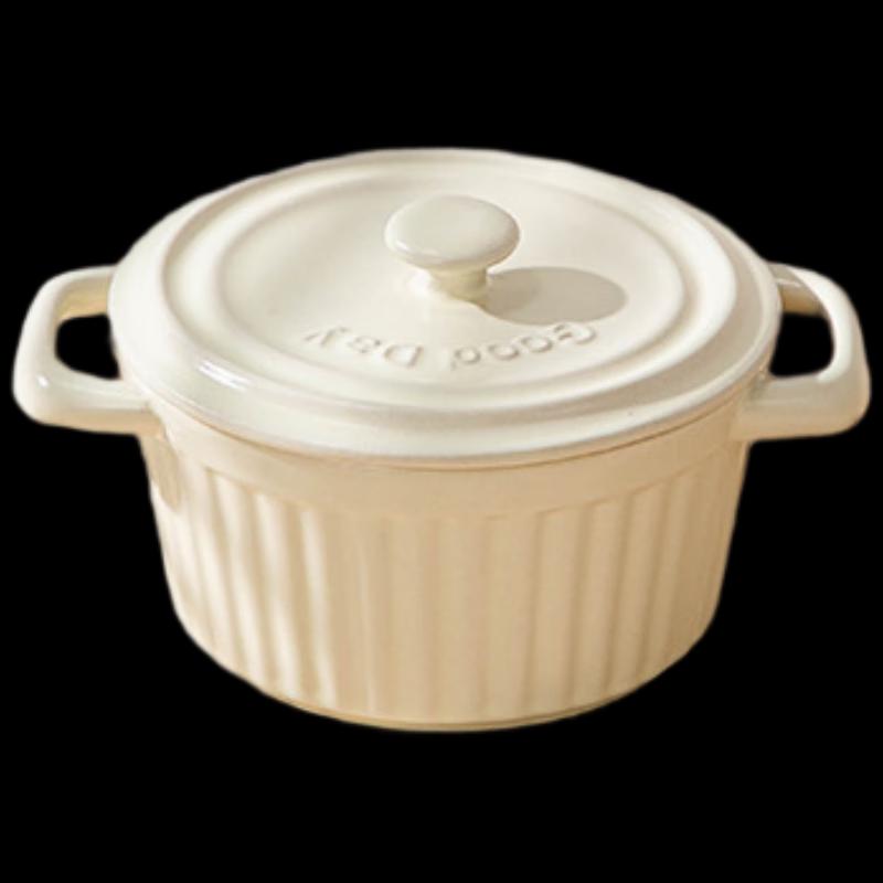 Ceramic Double-Handle Instant Noodle Bowl
Ceramic Double-Handle Instant Noodle Bowl