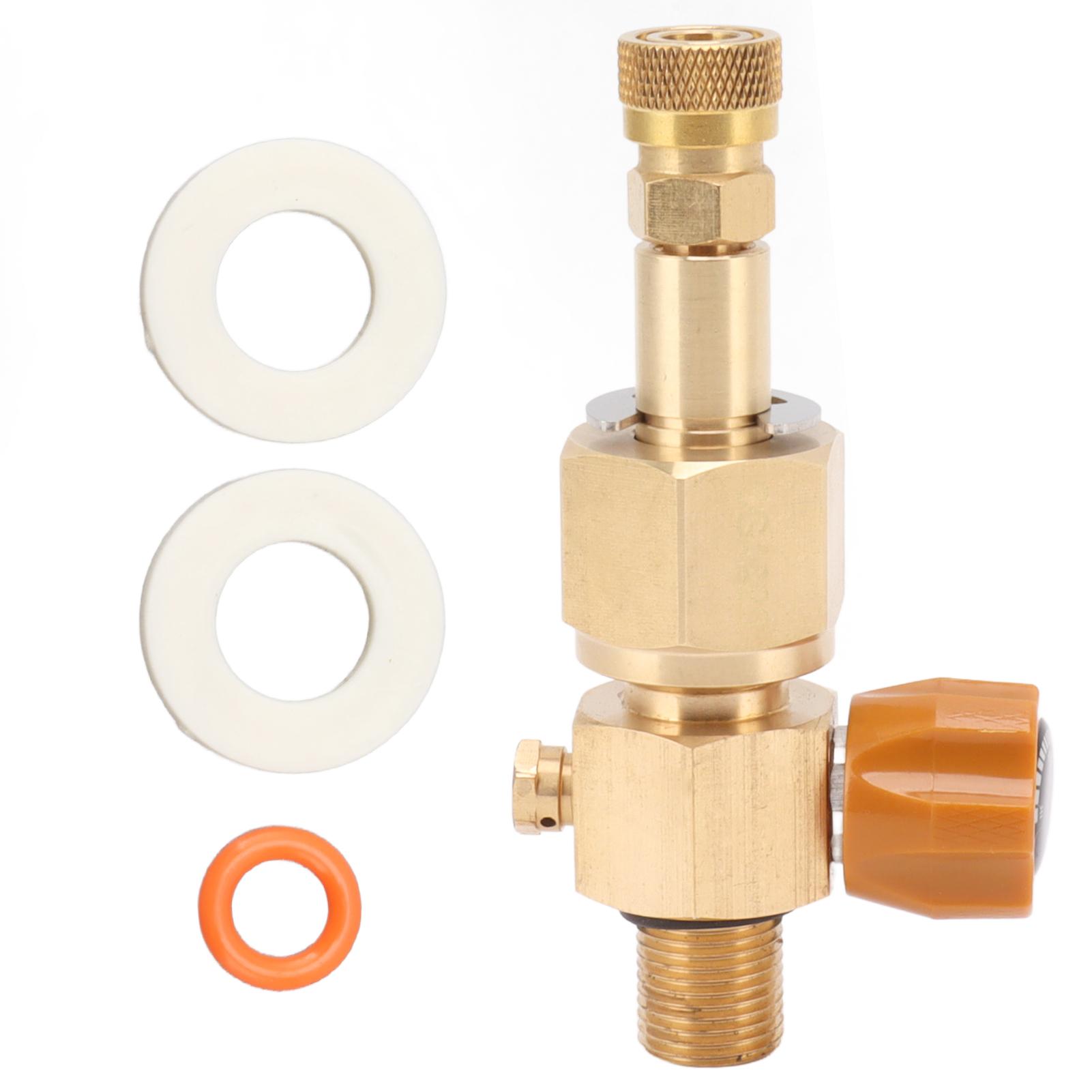 CO2 Tank Refill Valve 5/818unf Brass CO2 Cylinder High Pressure Female Adapter Connector Gold
CO2 Tank Refill Valve 5/818unf Brass CO2 Cylinder High Pressure Female Adapter Connector Gold